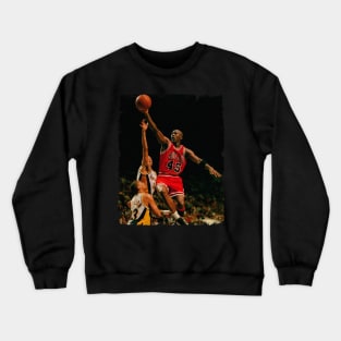 Michael Jordan Wearing No.45 vs Indiana Pacers Crewneck Sweatshirt